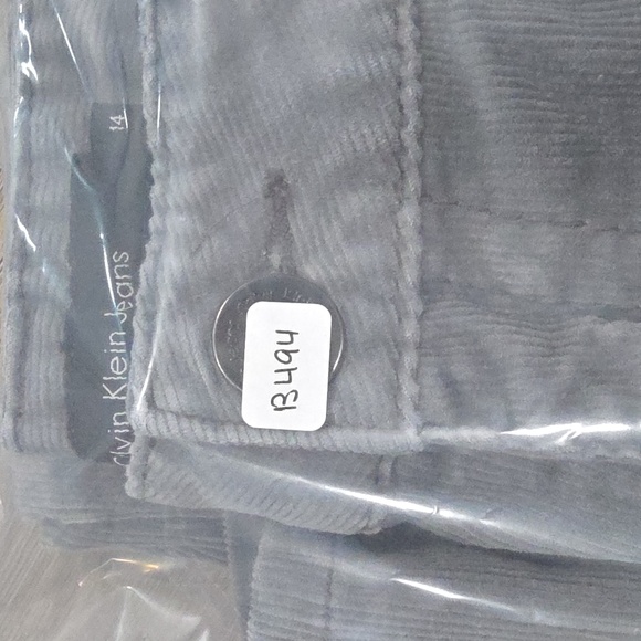 Calvin Klein Jeans Corduroy Women's Size 14 Grey Stretch Bootcut - Picture 8 of 8